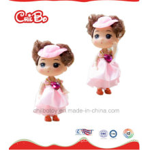 Lovely crianças de alta qualidade brinquedo rosa plástico bonecas, bonito